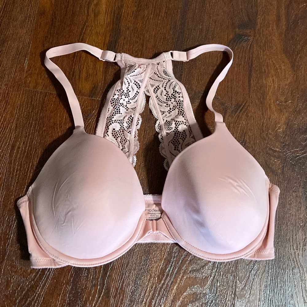 Modern movements pink bra 34C